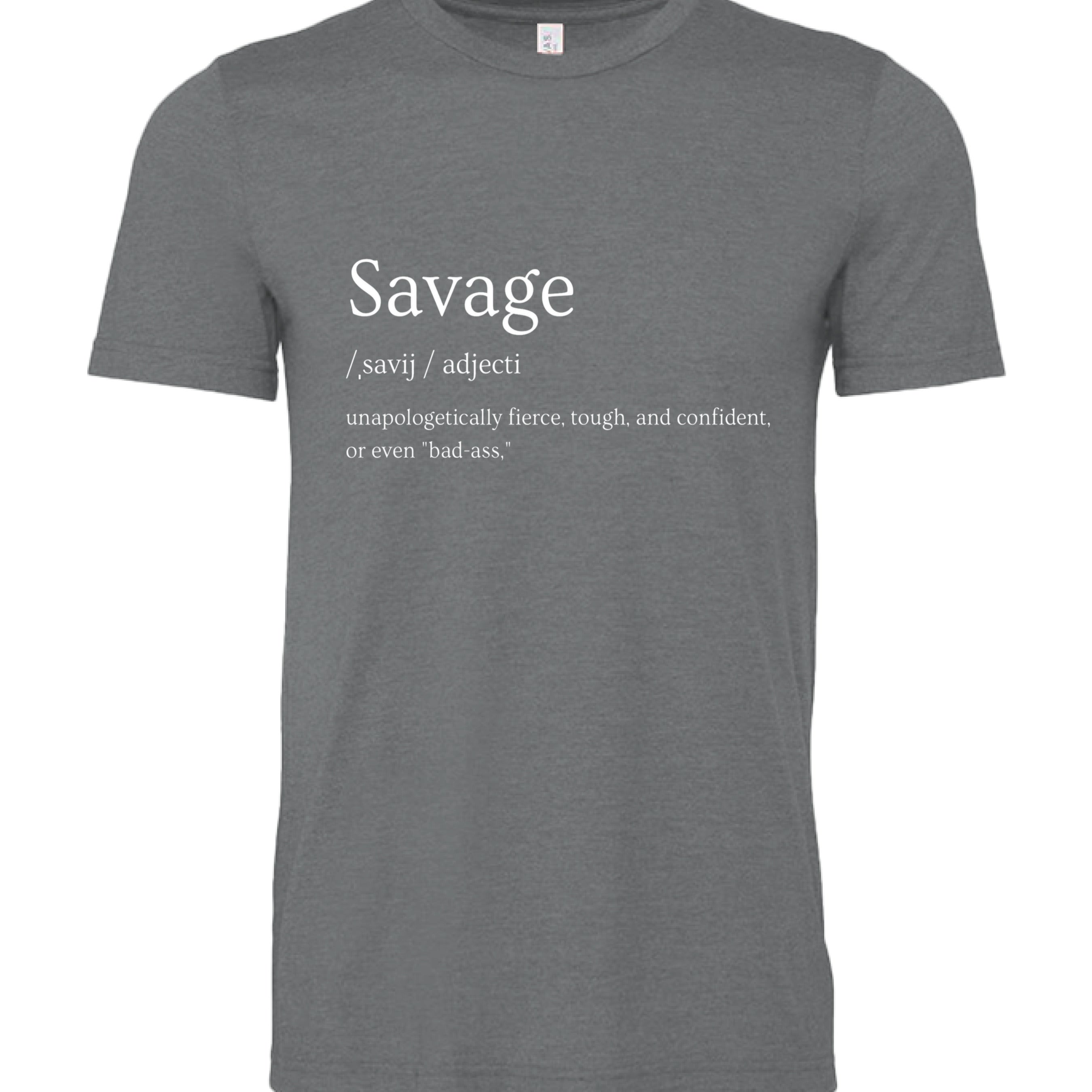 DRK GREY HEATHER - FRONT